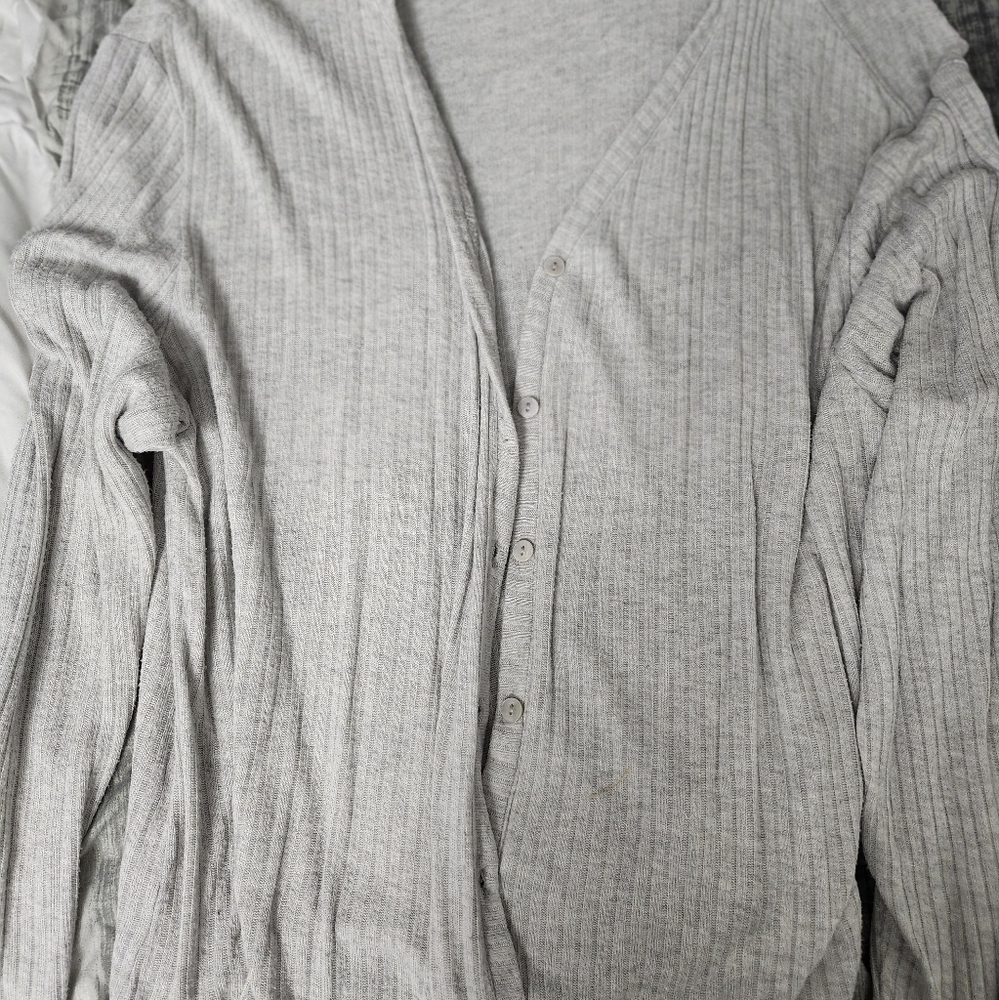 Women's button up sweater